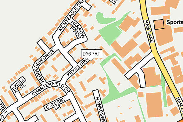 DY6 7RT map - OS OpenMap – Local (Ordnance Survey)