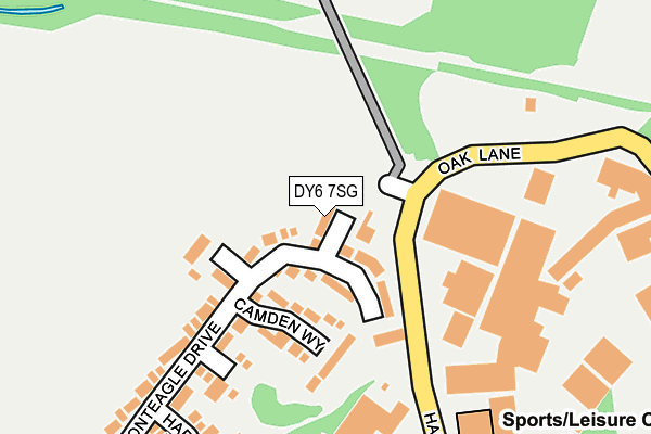 DY6 7SG map - OS OpenMap – Local (Ordnance Survey)