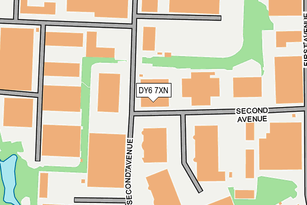 DY6 7XN map - OS OpenMap – Local (Ordnance Survey)