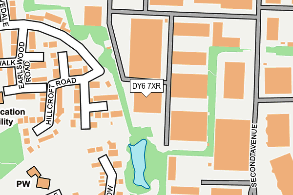 DY6 7XR map - OS OpenMap – Local (Ordnance Survey)