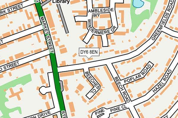 DY6 8EN map - OS OpenMap – Local (Ordnance Survey)