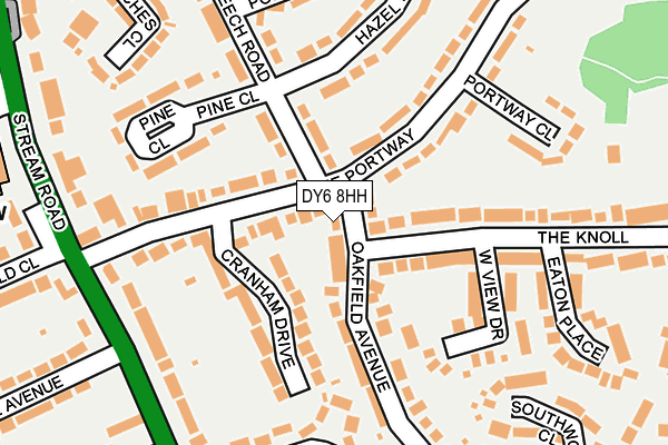 DY6 8HH map - OS OpenMap – Local (Ordnance Survey)