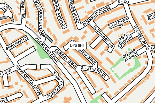 DY6 8HT map - OS OpenMap – Local (Ordnance Survey)