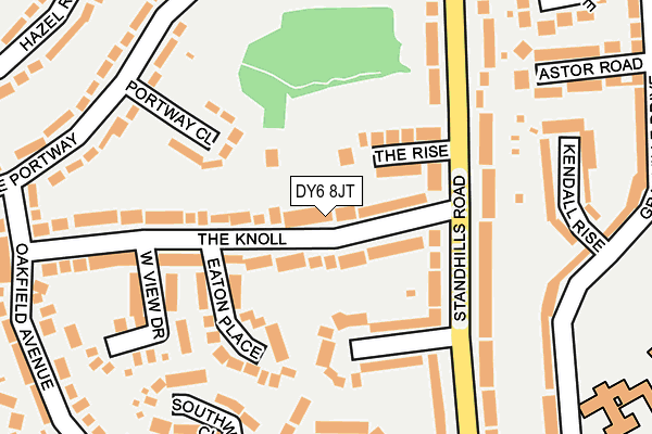 DY6 8JT map - OS OpenMap – Local (Ordnance Survey)