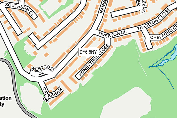 DY6 8NY map - OS OpenMap – Local (Ordnance Survey)