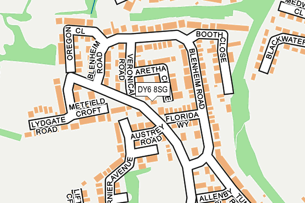 DY6 8SG map - OS OpenMap – Local (Ordnance Survey)