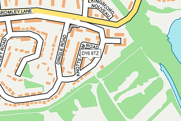 DY6 8TZ map - OS OpenMap – Local (Ordnance Survey)