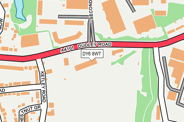 DY6 8WT map - OS OpenMap – Local (Ordnance Survey)
