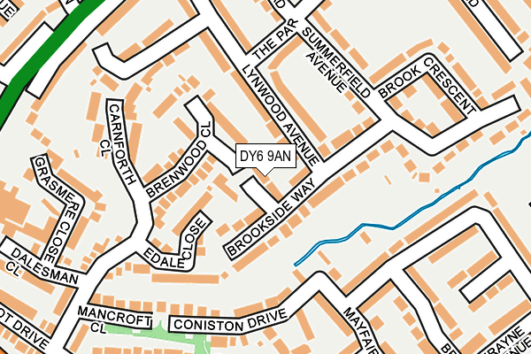 DY6 9AN map - OS OpenMap – Local (Ordnance Survey)