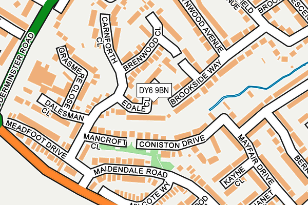 DY6 9BN map - OS OpenMap – Local (Ordnance Survey)