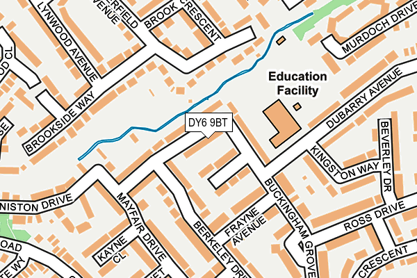 DY6 9BT map - OS OpenMap – Local (Ordnance Survey)