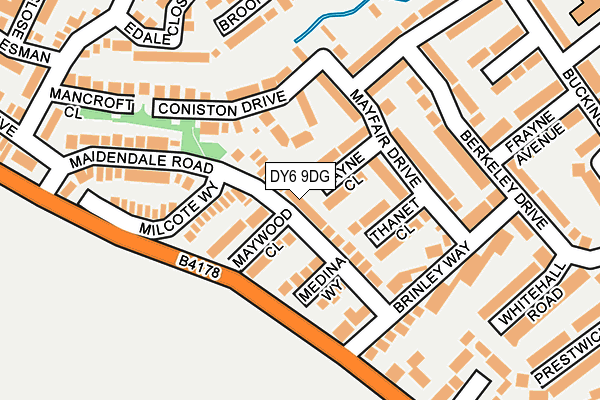 DY6 9DG map - OS OpenMap – Local (Ordnance Survey)