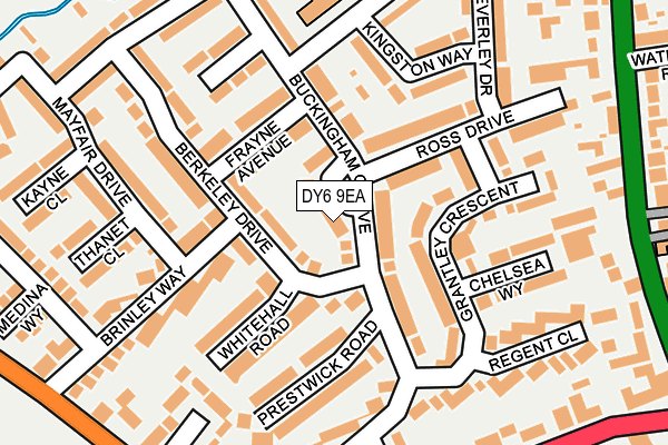 DY6 9EA map - OS OpenMap – Local (Ordnance Survey)