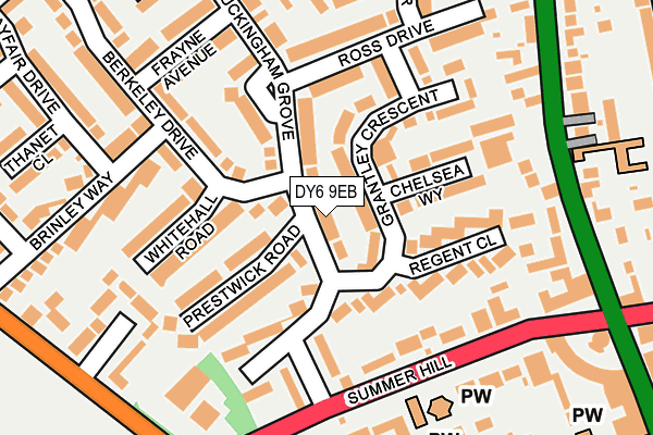 DY6 9EB map - OS OpenMap – Local (Ordnance Survey)