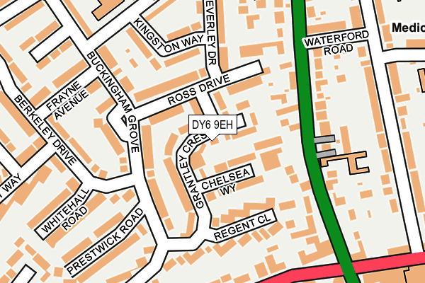 DY6 9EH map - OS OpenMap – Local (Ordnance Survey)