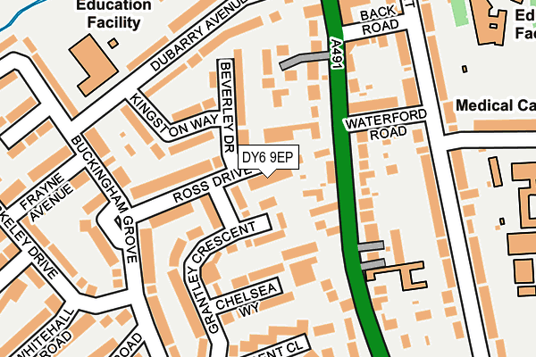 DY6 9EP map - OS OpenMap – Local (Ordnance Survey)