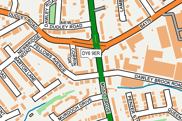 DY6 9ER map - OS OpenMap – Local (Ordnance Survey)