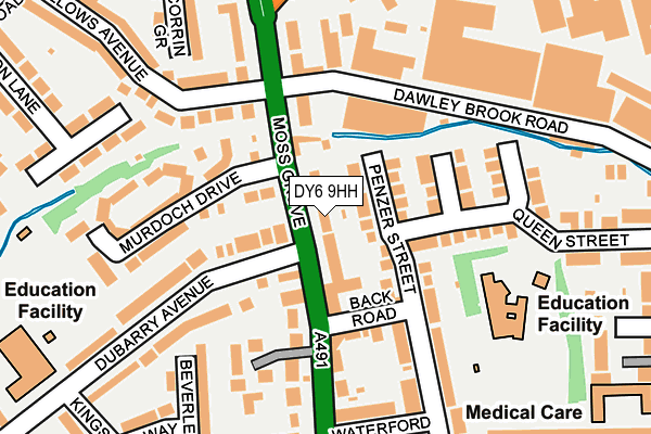 DY6 9HH map - OS OpenMap – Local (Ordnance Survey)