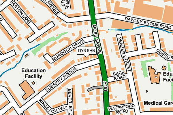 DY6 9HN map - OS OpenMap – Local (Ordnance Survey)