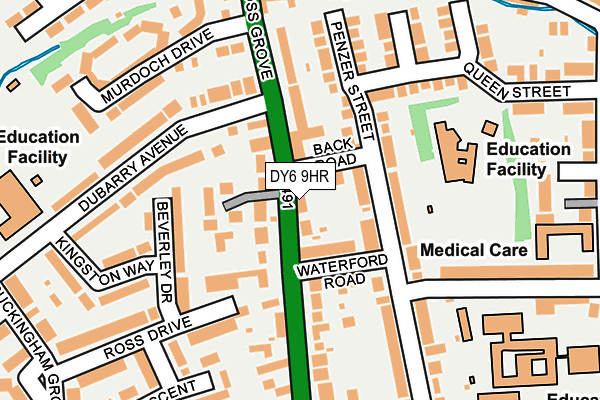 DY6 9HR map - OS OpenMap – Local (Ordnance Survey)