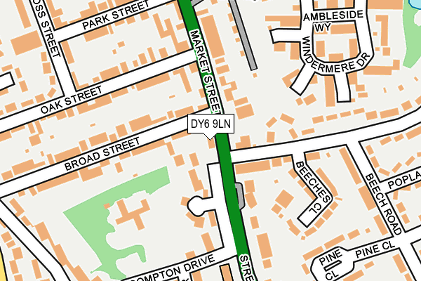 DY6 9LN map - OS OpenMap – Local (Ordnance Survey)