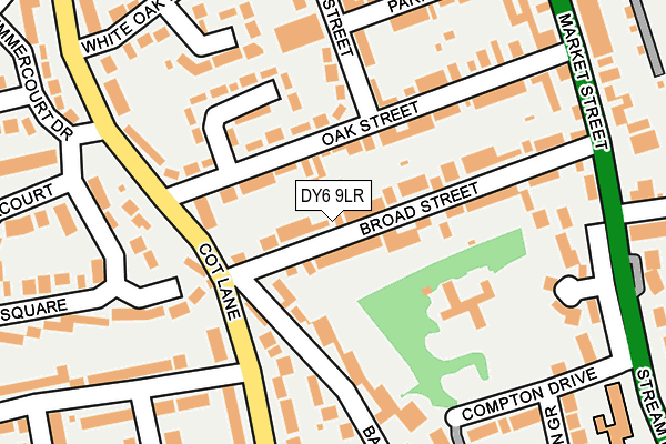 DY6 9LR map - OS OpenMap – Local (Ordnance Survey)