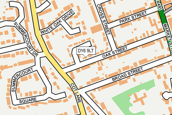 DY6 9LT map - OS OpenMap – Local (Ordnance Survey)