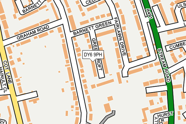 DY6 9PH map - OS OpenMap – Local (Ordnance Survey)