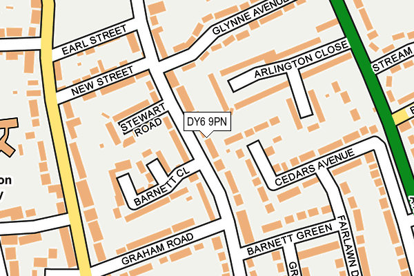 DY6 9PN map - OS OpenMap – Local (Ordnance Survey)