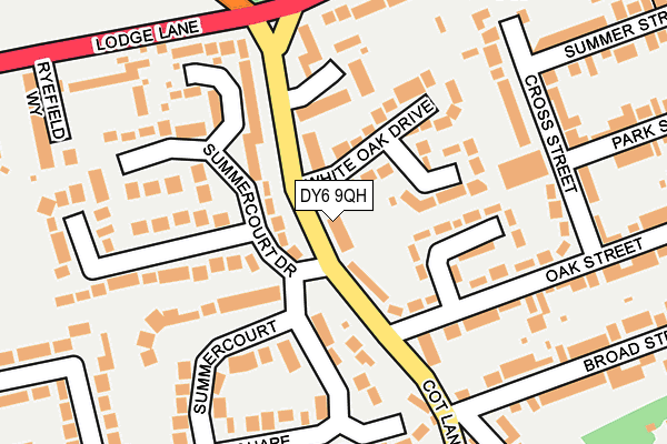 DY6 9QH map - OS OpenMap – Local (Ordnance Survey)