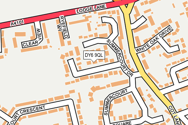 DY6 9QL map - OS OpenMap – Local (Ordnance Survey)