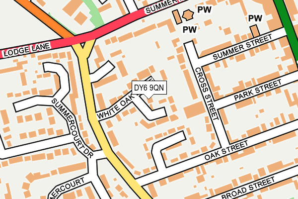 DY6 9QN map - OS OpenMap – Local (Ordnance Survey)