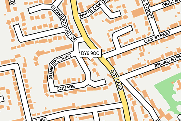 DY6 9QQ map - OS OpenMap – Local (Ordnance Survey)