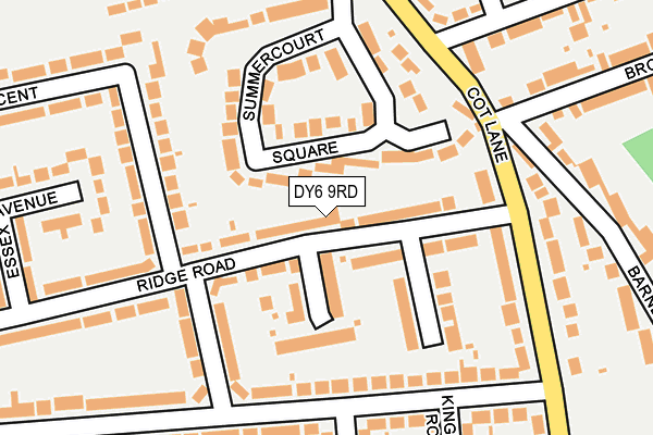 DY6 9RD map - OS OpenMap – Local (Ordnance Survey)