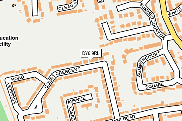 DY6 9RL map - OS OpenMap – Local (Ordnance Survey)
