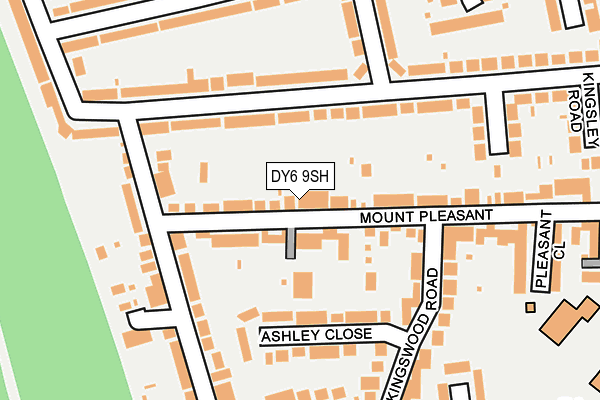 DY6 9SH map - OS OpenMap – Local (Ordnance Survey)