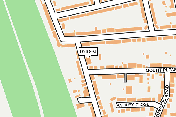 DY6 9SJ map - OS OpenMap – Local (Ordnance Survey)