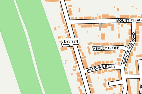 DY6 9SN map - OS OpenMap – Local (Ordnance Survey)