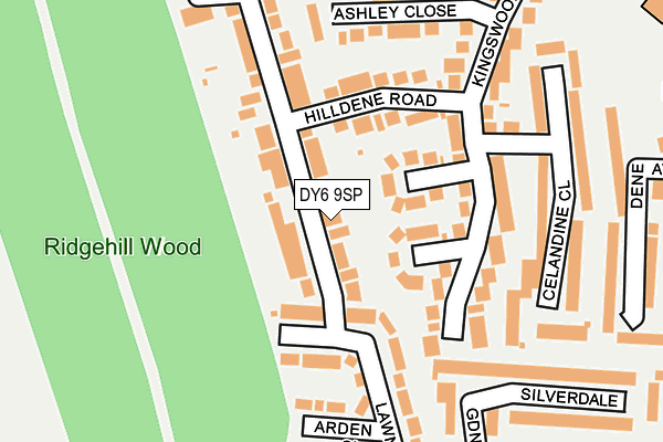 DY6 9SP map - OS OpenMap – Local (Ordnance Survey)