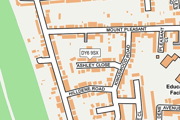 DY6 9SX map - OS OpenMap – Local (Ordnance Survey)