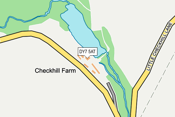 DY7 5AT map - OS OpenMap – Local (Ordnance Survey)