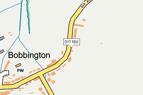 DY7 5EA map - OS OpenMap – Local (Ordnance Survey)