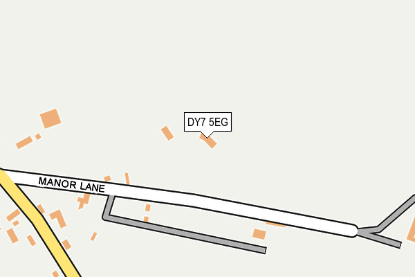 DY7 5EG map - OS OpenMap – Local (Ordnance Survey)