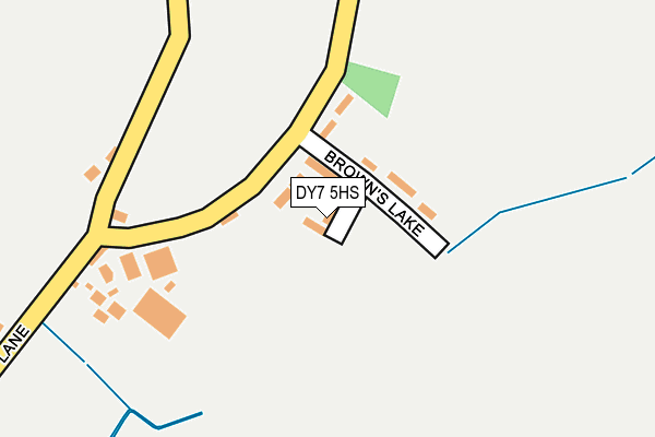 DY7 5HS map - OS OpenMap – Local (Ordnance Survey)