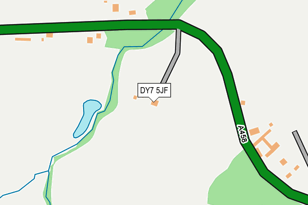 DY7 5JF map - OS OpenMap – Local (Ordnance Survey)