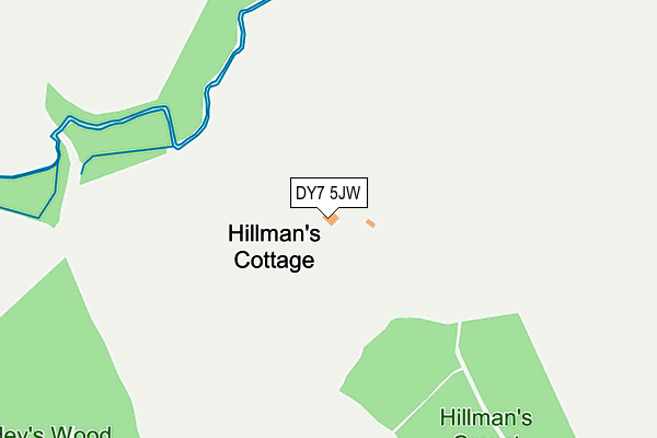 DY7 5JW map - OS OpenMap – Local (Ordnance Survey)