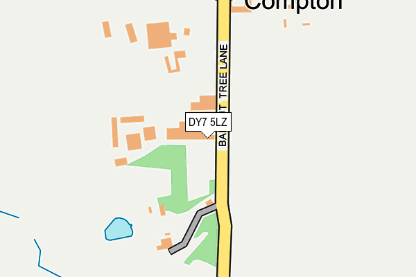 DY7 5LZ map - OS OpenMap – Local (Ordnance Survey)
