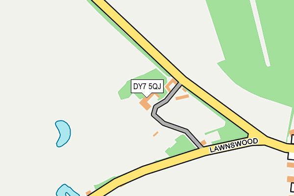 DY7 5QJ map - OS OpenMap – Local (Ordnance Survey)