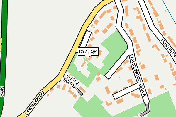 DY7 5QP map - OS OpenMap – Local (Ordnance Survey)