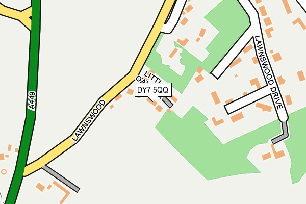 DY7 5QQ map - OS OpenMap – Local (Ordnance Survey)